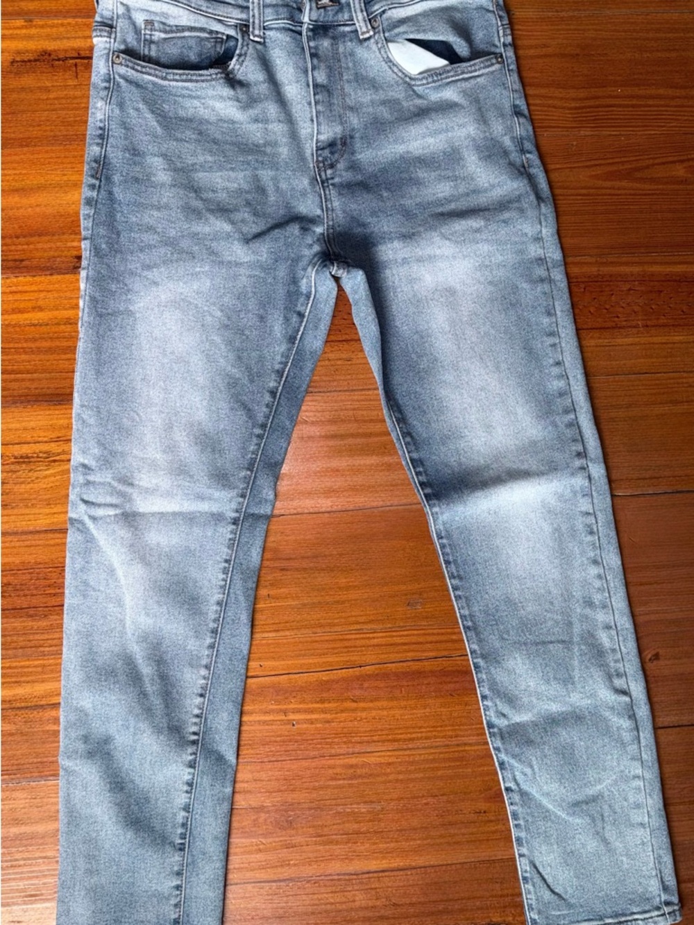 True Craft Slim Men’s Jeans - Light Gray Wash